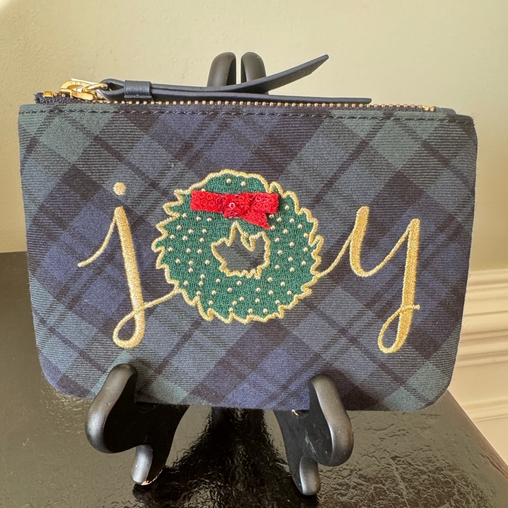 Talbots Tartan Plaid Joy Small Clutch/Pouch NWT